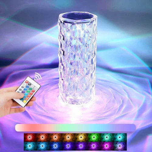 MK LED Crystal USB Charging Touch Lamp