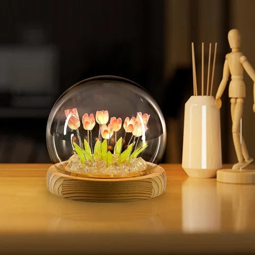 MK Artificial Flower Night Lamp